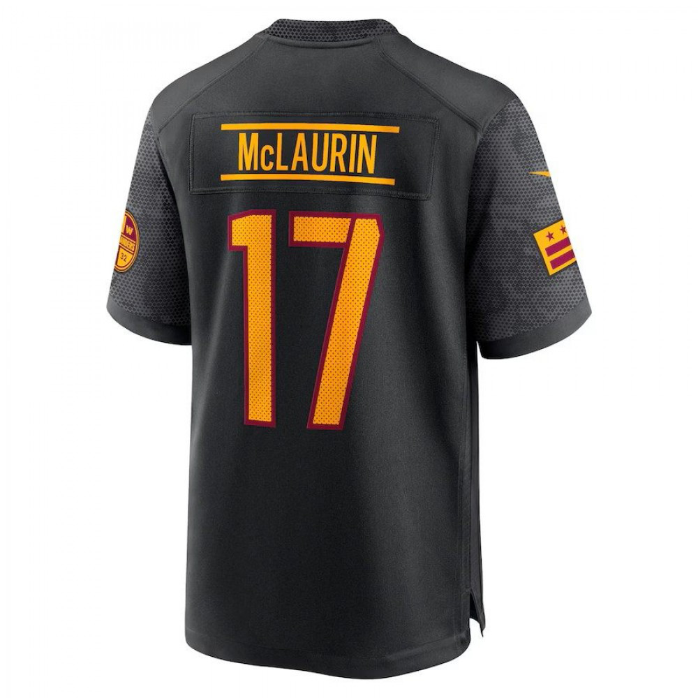 Terry McLaurin Black Washington Commanders Nike Alternate Game Player Jersey-GridironStore